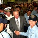 Rumsfeld Visits Sailors Aboard USS Bonhomme Richard