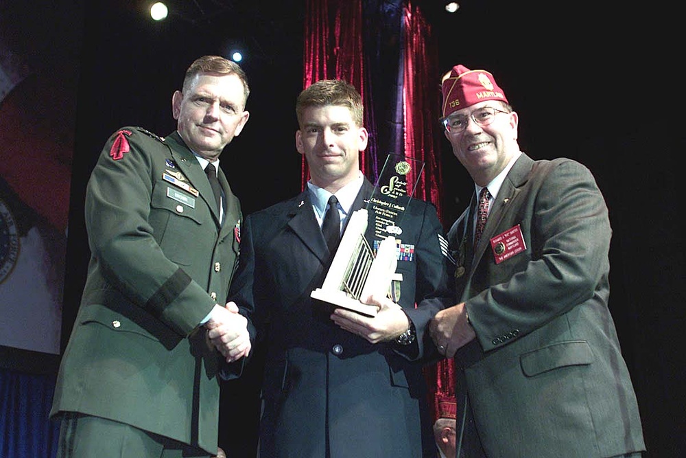 Air Force Tech. Sgt. Honored with American Legion's Spirit of Service Award