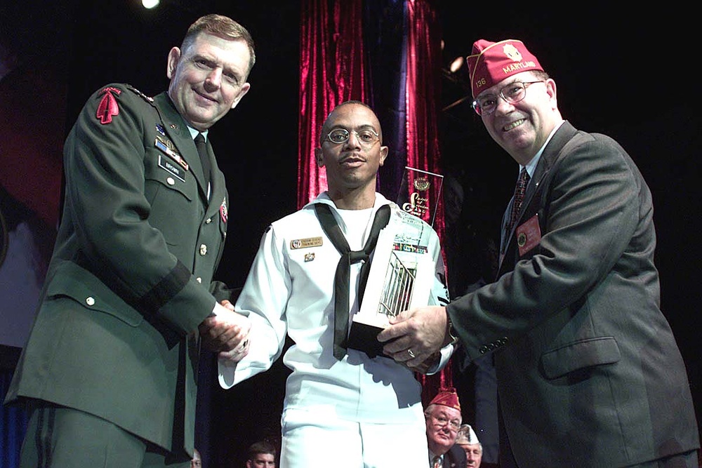 Navy Petty Officer Honored with American Legion's Spirit of Service Award
