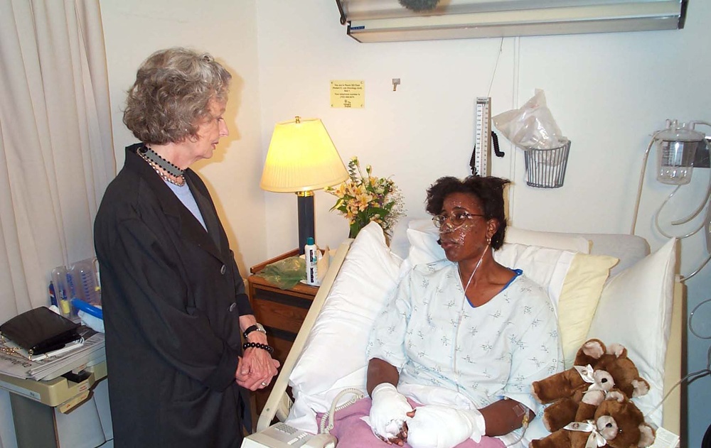 Sheila Moody Recounts Heroic Rescue by &quot;Angel&quot; Soldier After 9/11 Pentagon Attack