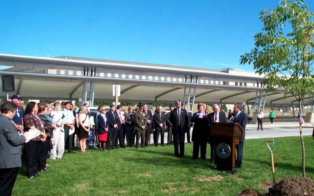 Michigan Lawmakers Attend Pentagon Memorial Tree Planting Ceremony