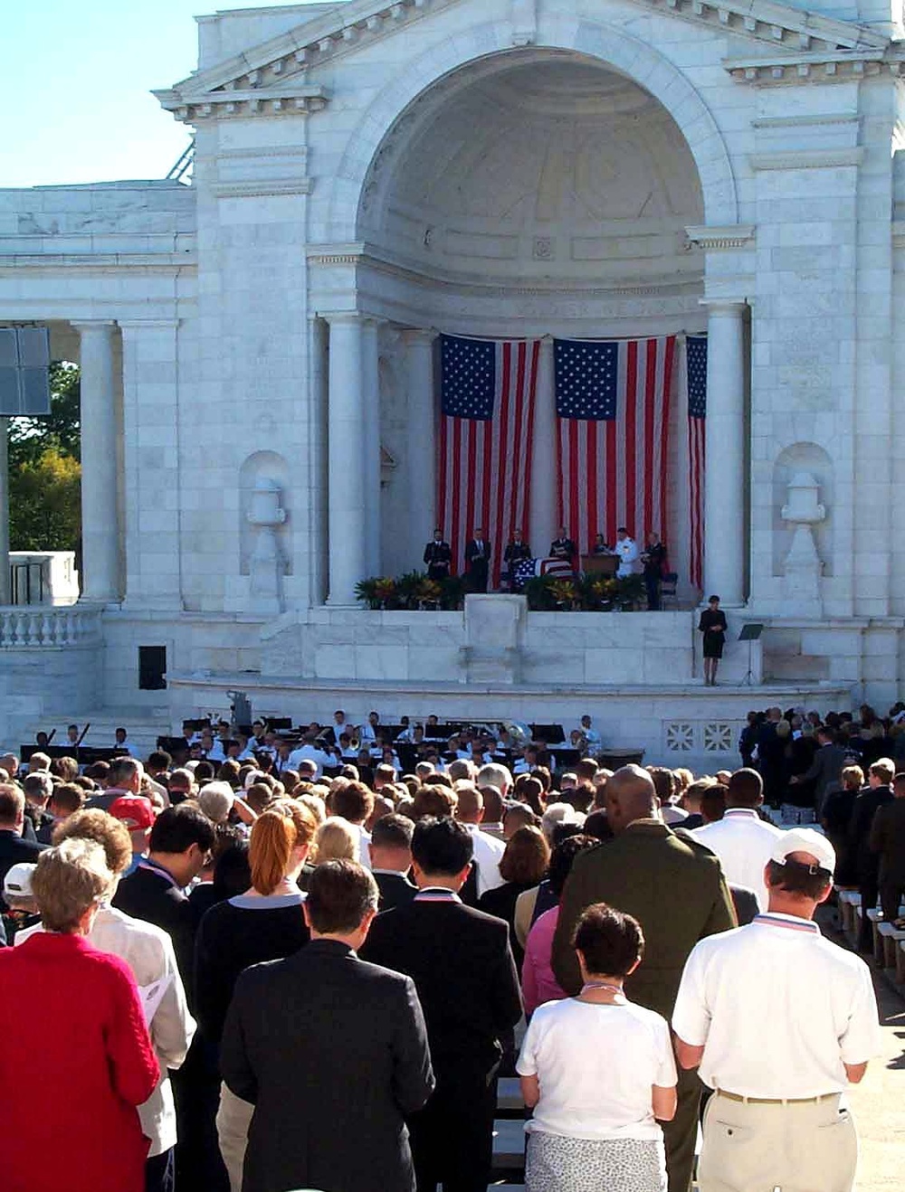 Armed Forces Funeral Held for Pentagon Victims