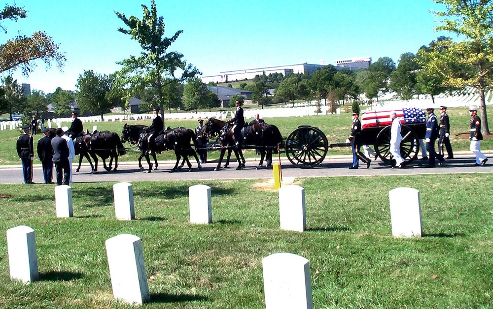 Solemn Procession: Army's Old Guard Escorts Unidentified 9/11 Pentagon Victims to Arlington