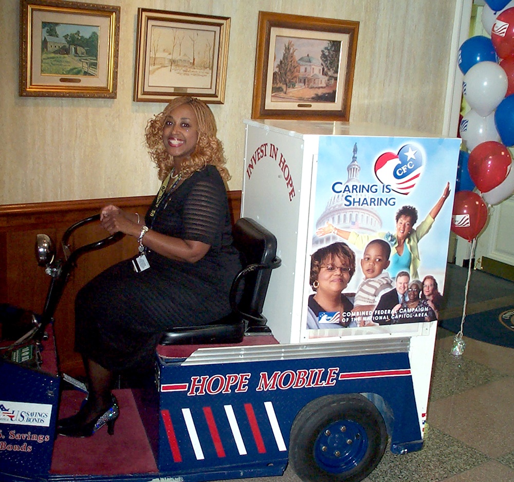 Combined Federal Campaign &quot;Hope Mobile&quot; Conveys Message of Hope and Appreciation