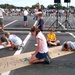 Children Welcome Cyclists to Pentagon for &quot;Face of America 2002&quot;