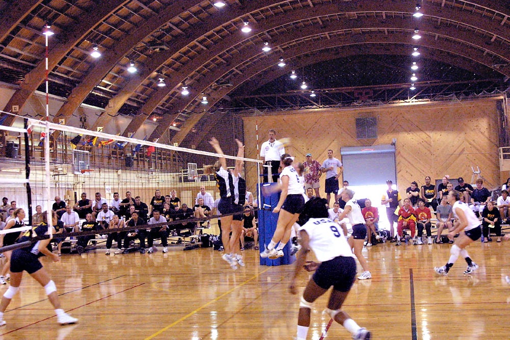 Navy Women's Volleyball Team Dominates Armed Forces Championship