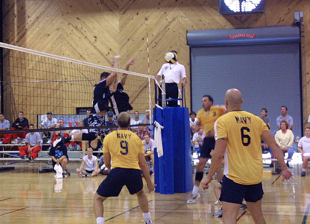Air Force Tops Navy in Armed Forces Volleyball Championship