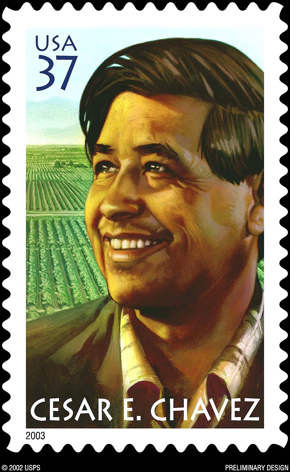 U.S. Postal Service Unveils Cesar E. Chavez Commemorative Stamp