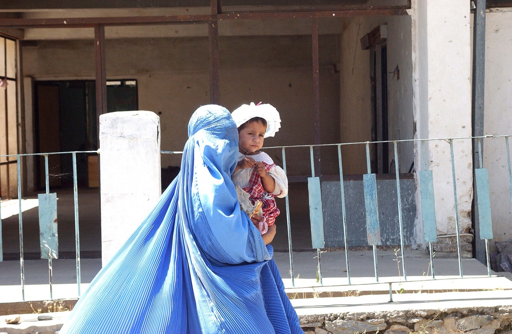 Afghan Mother and Child in Parwan Province