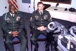 Civil Affairs Soldiers Interviewed at Pentagon