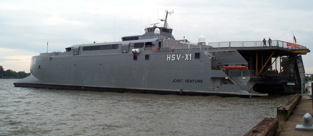 Australian-Built Catamaran Ship Joins U.S. Military's Future Force