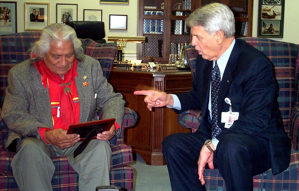 Last Surviving Comanche Code Talker Honored at Pentagon