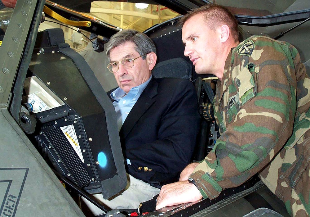 Wolfowitz Inspects Army's Comanche Helicopter Prototype