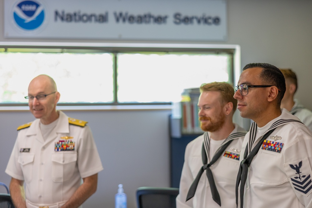 SGOT Sailors Visit National Weather Center During Duluth Navy Week