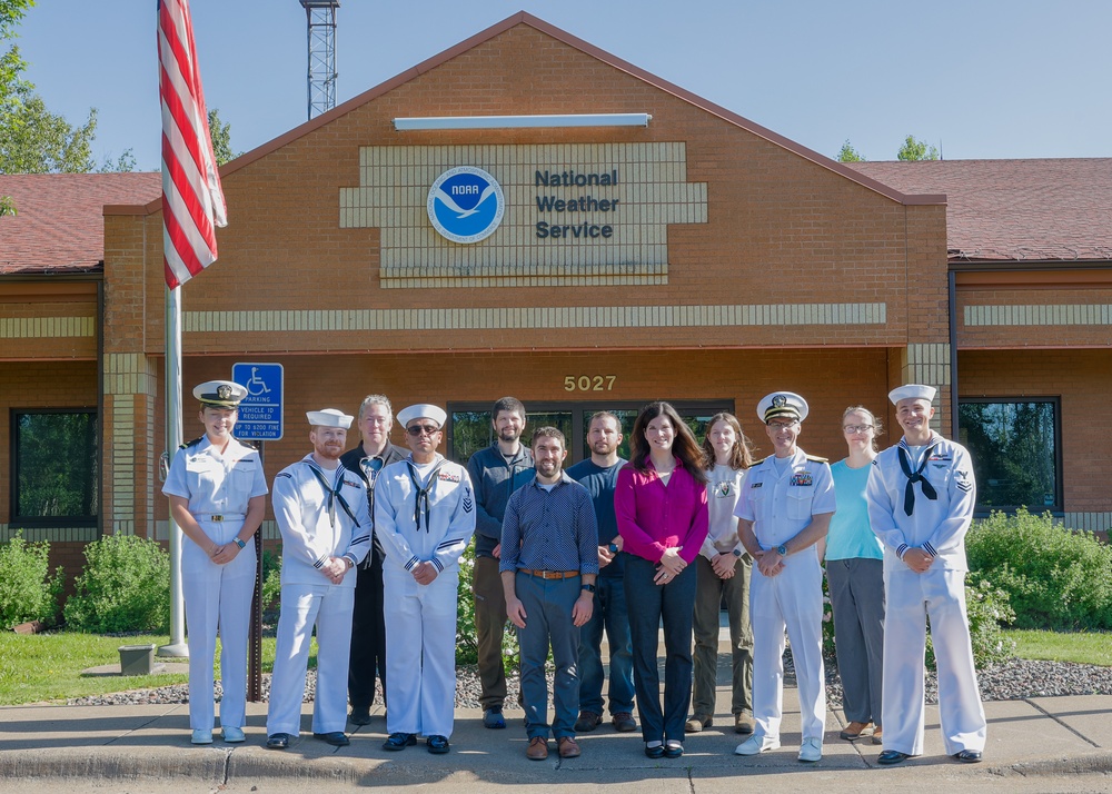 Sailors Visit Weather Center During Duluth Navy Week