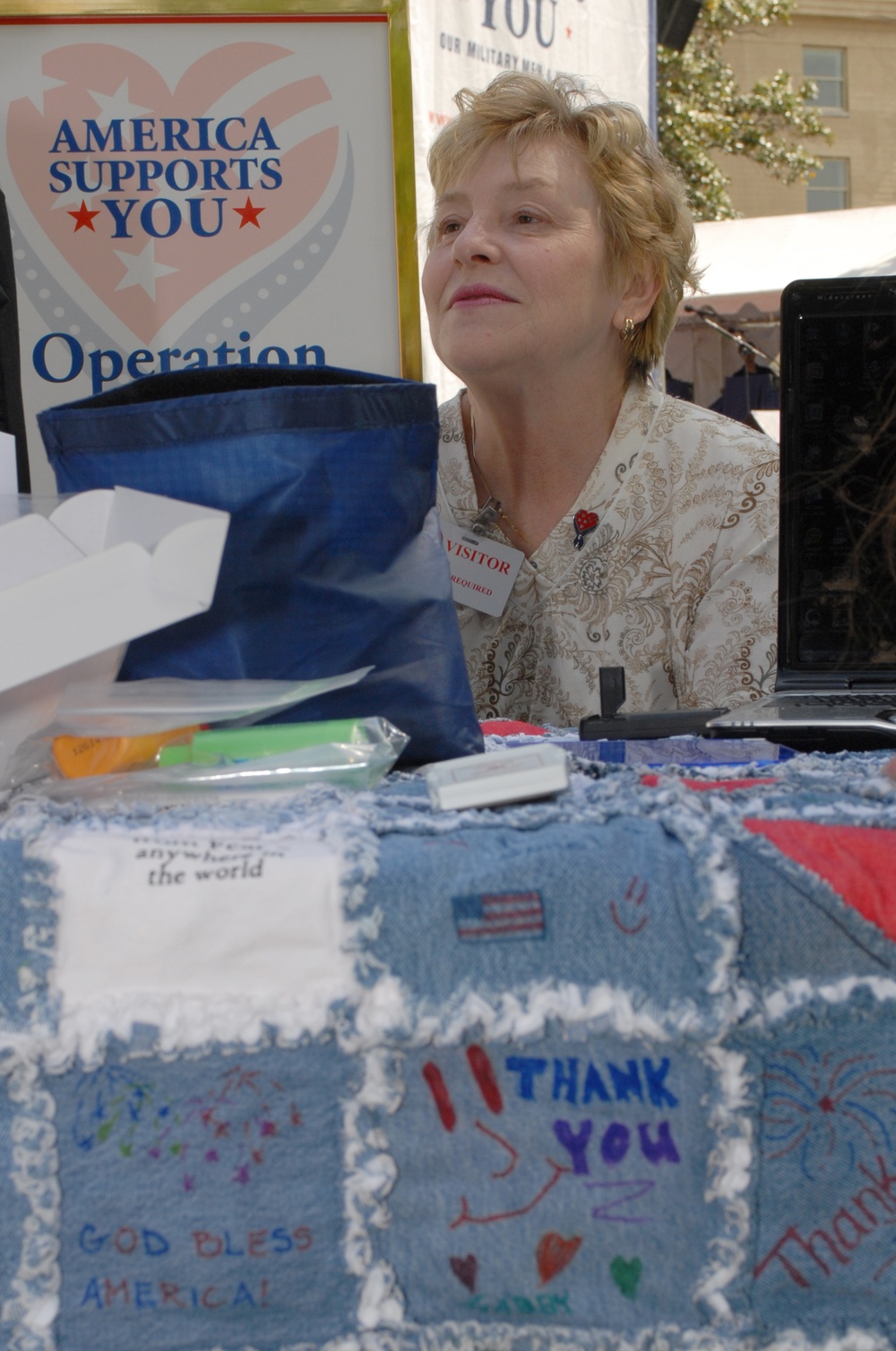 Handmade Quilts and Care Packages Honored at Pentagon Ceremony