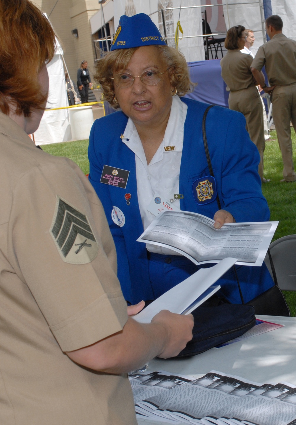 Ladies Auxiliary to VFW Supports Troops During Military Appreciation Month