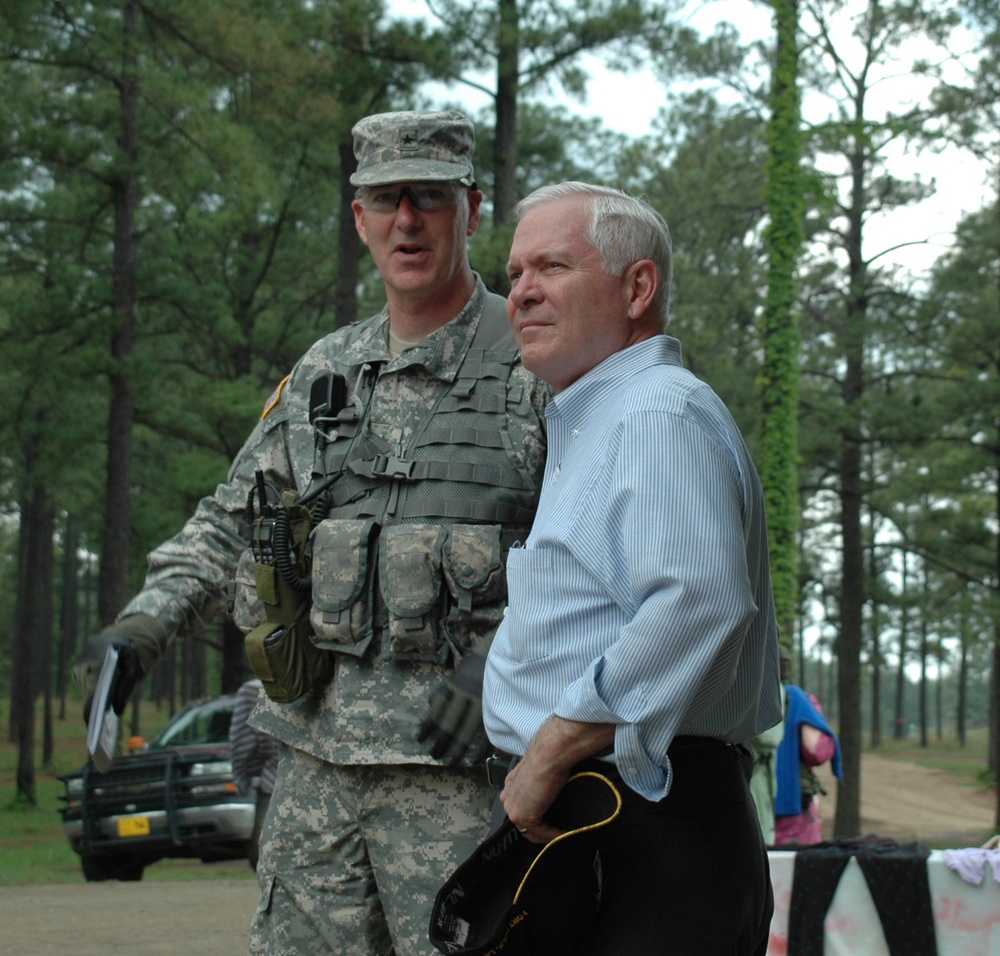 Defense Secretary Observes Training at Joint Readiness Center