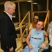 Defense Secretary Gates Visits Wounded Soldier at Brooke Army Medical Center