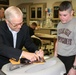 Defense Secretary Gates Visits Wounded Warrior at Brooke Army Medical Center