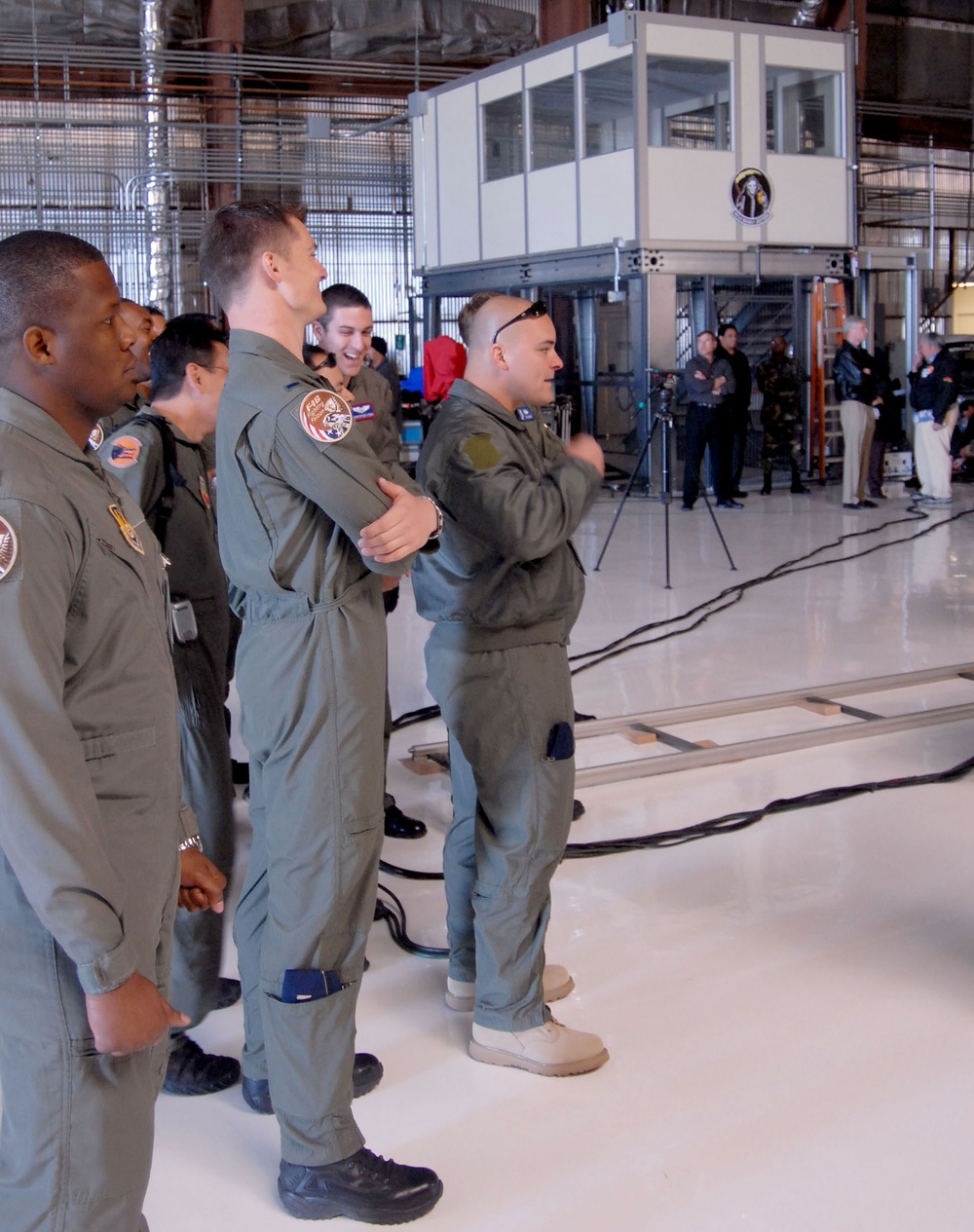 Airmen and Marines Serve as Extras for 'Iron Man' Filming at Edwards Air Force Base