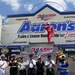 Troops Cheer as Dale Earnhardt Jr. Takes the Stage at Talladega