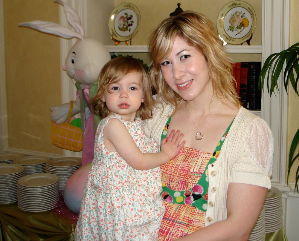 Mother and Daughter Await Husband's Return from Afghanistan Deployment