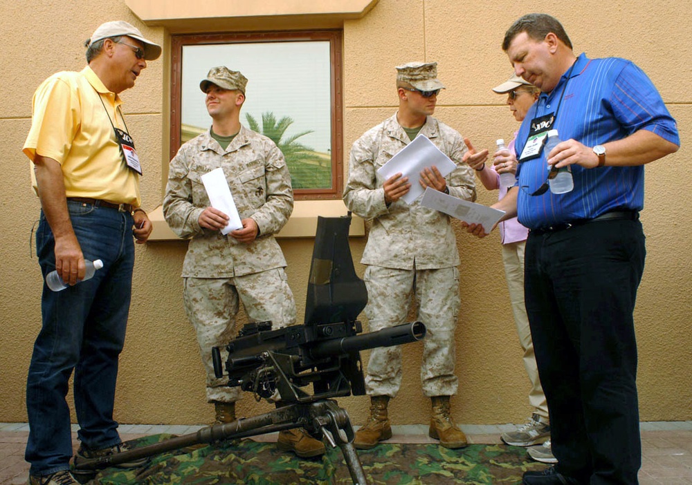 Joint Civilian Orientation Conference Members Tour U.S. Naval Central Command Headquarters in Bahrain