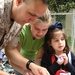 Marine Major Bonds with Daughters Through Sand Art Project at Pentagon