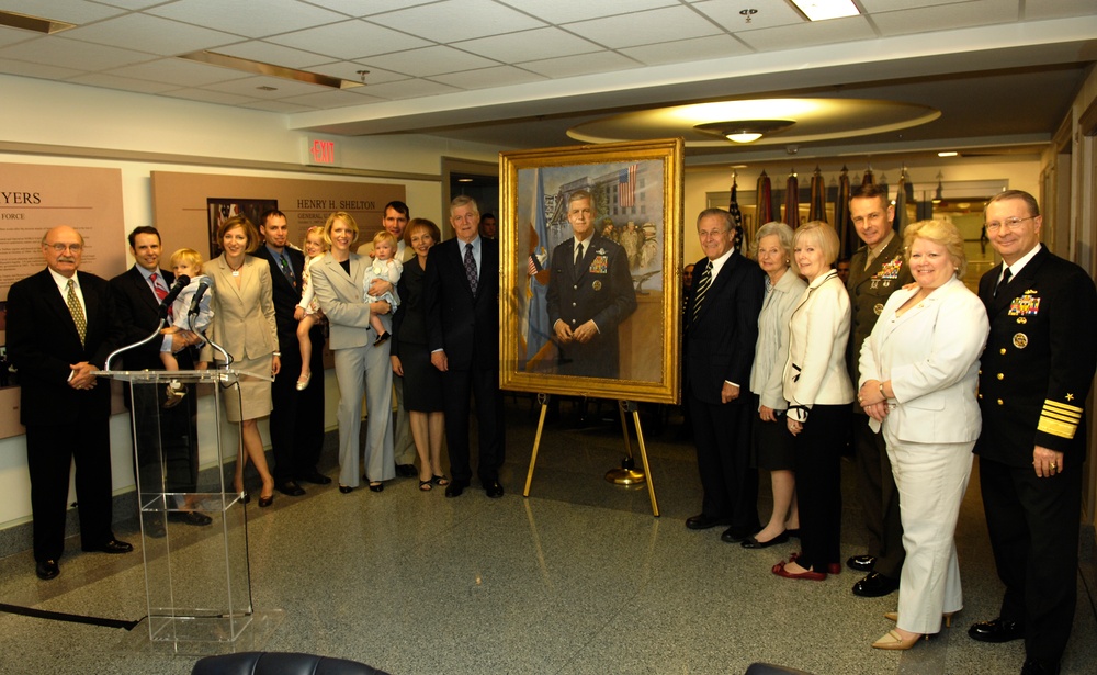 Retired Gen. Richard B. Myers Honored with Portrait Unveiling at Pentagon