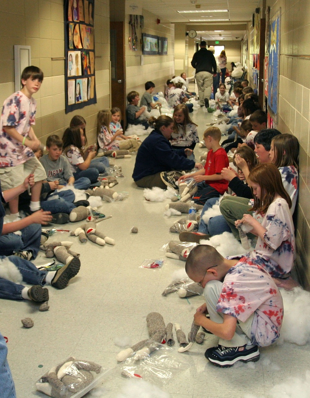 Chelsea Students Craft 425 Sock Monkeys for Troops Overseas