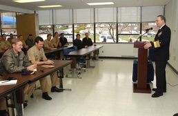 Vice Chairman of Joint Chiefs Discusses Submarine Capabilities with Sailors