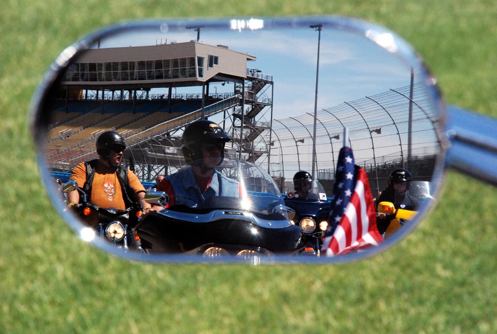 Riders Honor Troops at Phoenix International Raceway