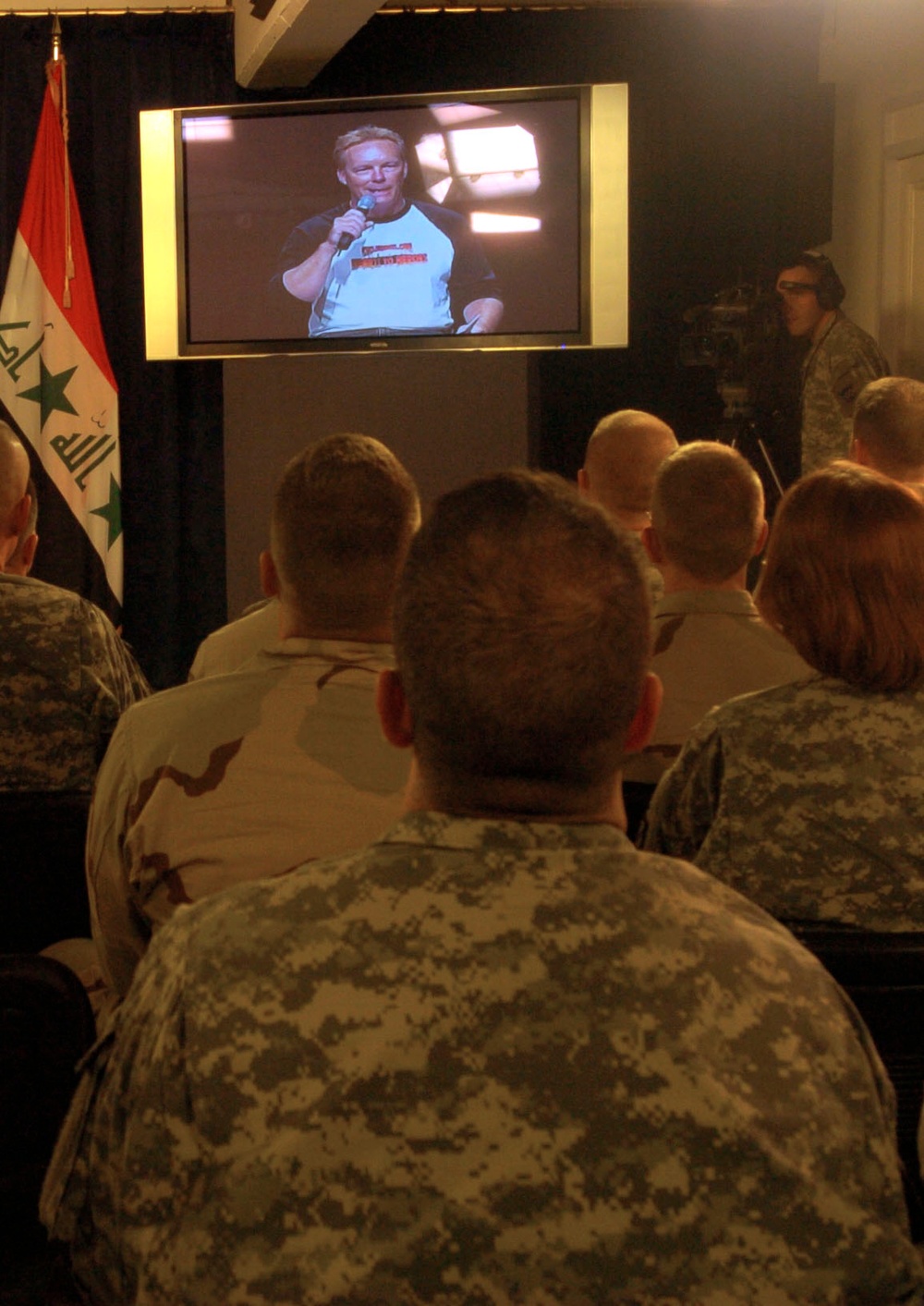 Troops in Iraq Connect with Supporters Through Live Broadcast