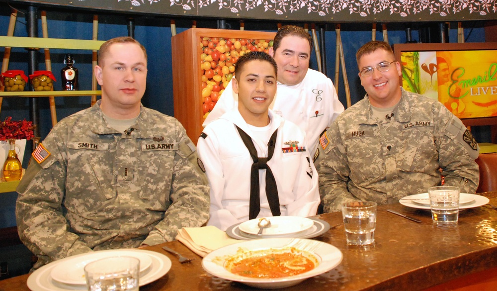 Emeril Lagasse Celebrates Military Chefs at Cook-Off