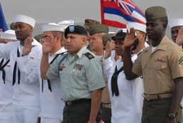Naturalization Ceremony Held Aboard USS Cleveland