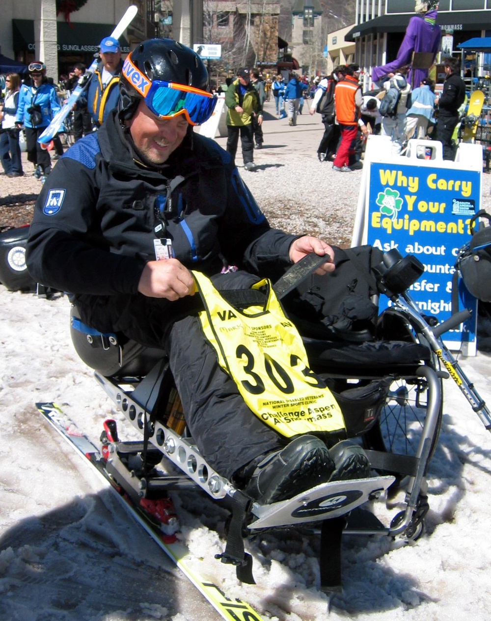 Navy Veteran Paralyzed in Iraq Trains for Paralympic Ski Team