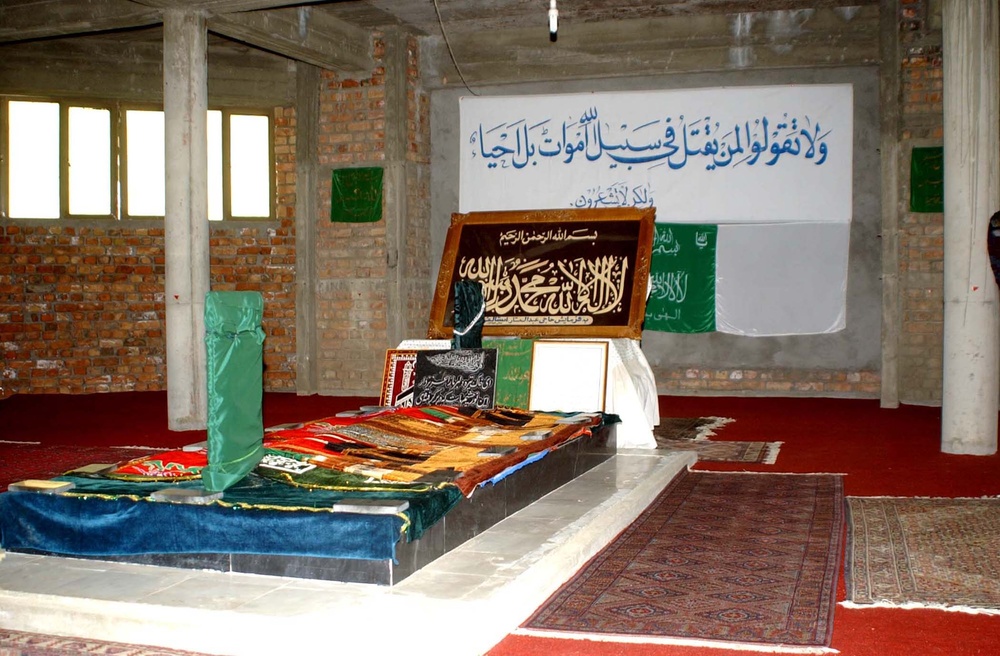 Tomb of Legendary Afghan Commander Masood Overlooks Panjshir Valley