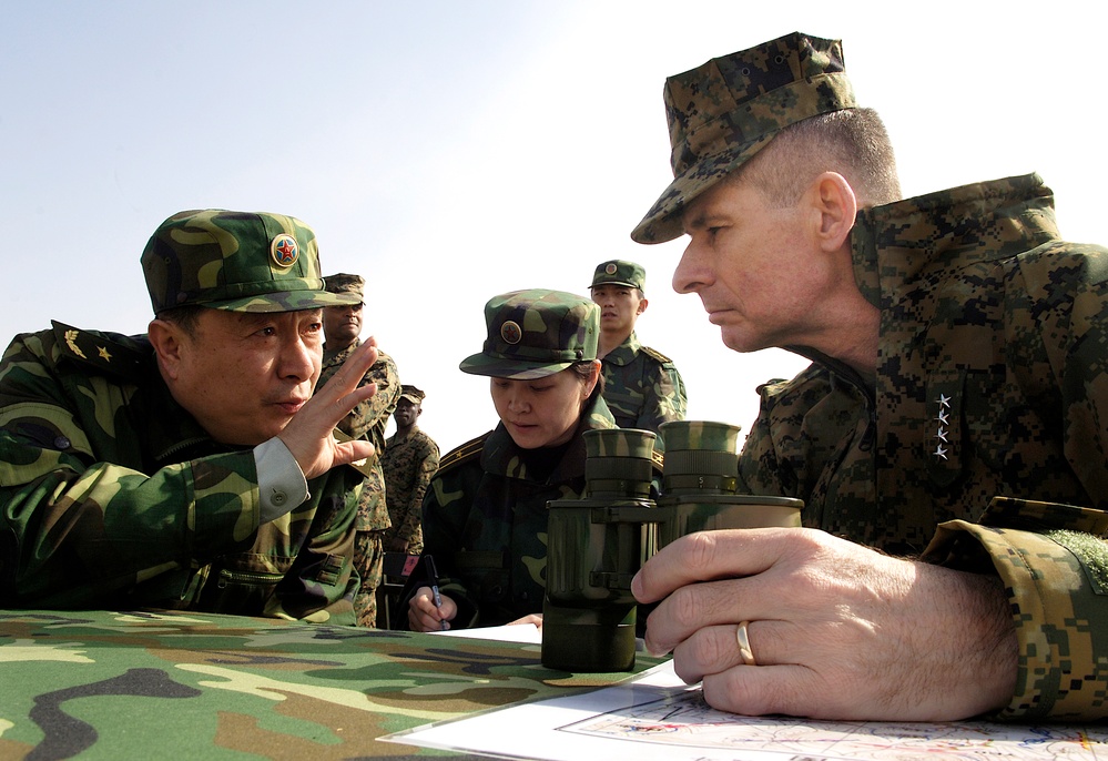 U.S. and Chinese Military Leaders Observe Joint Training Exercise