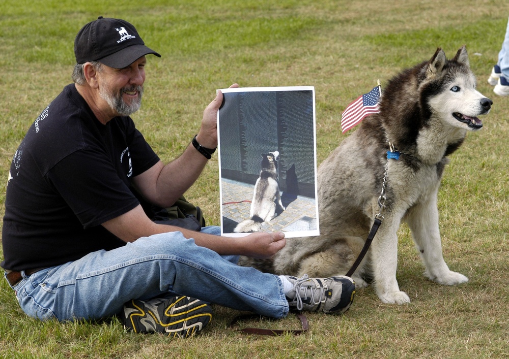 Vietnam War Dog Handler Honors Fallen Comrades at Memorial