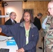 Army General Observes Biometric Data Input Demonstration