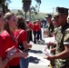 Lutheran High Students Deliver Thank You Letters to Camp Pendleton