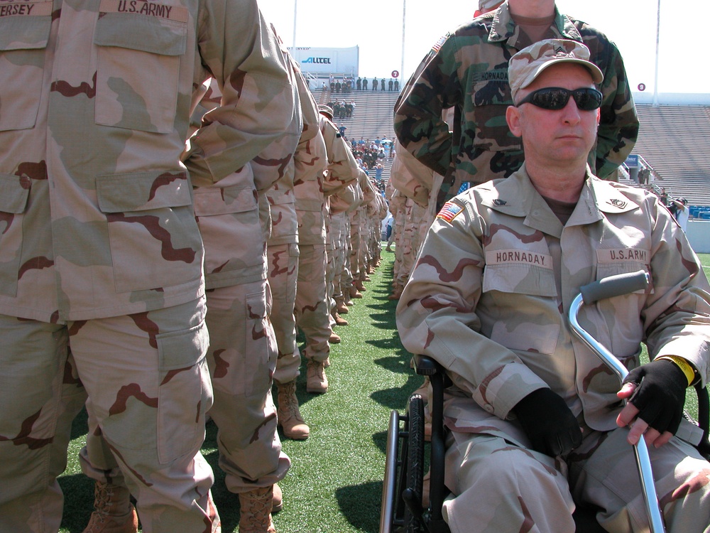 Arkansas National Guard Soldier Honored at Welcome-Home Celebration