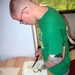 Wounded Marine Learns Cooking Skills at Walter Reed