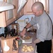 Injured Soldier Perseveres, Peels Potatoes with One Hand
