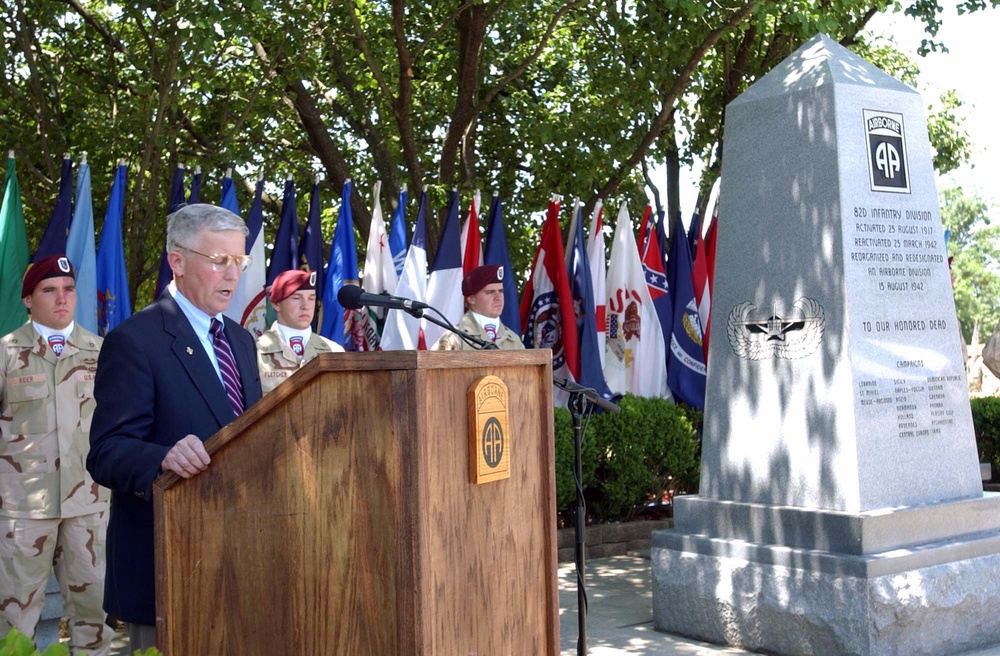 Retired Command Sgt. Maj. Honors Fallen 82nd Airborne Paratroopers