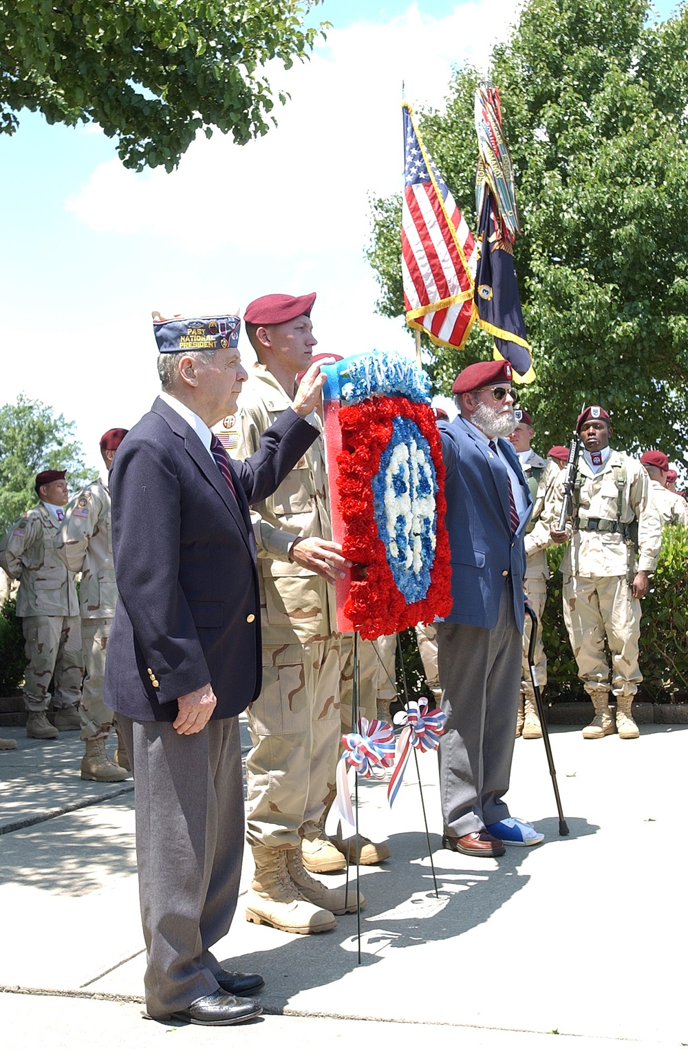 82nd Airborne Veterans Honor Fallen Comrades at Memorial