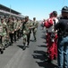 Indiana National Guard Soldiers March at Indianapolis 500 Pre-Race Ceremony
