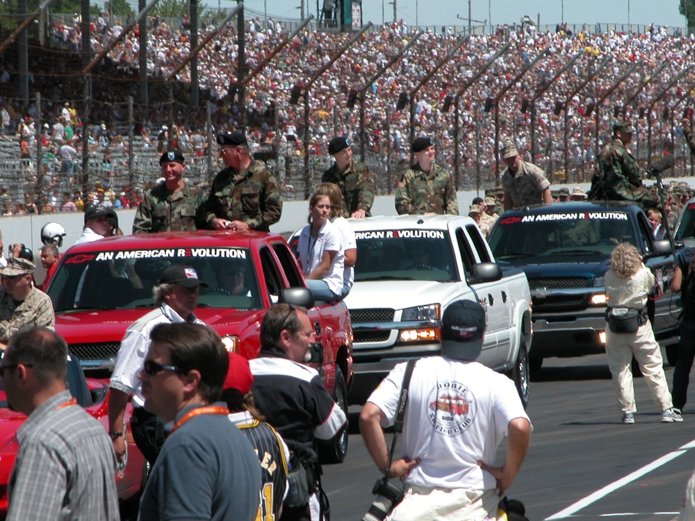 Indiana National Guard Veterans Honored at Indianapolis Motor Speedway