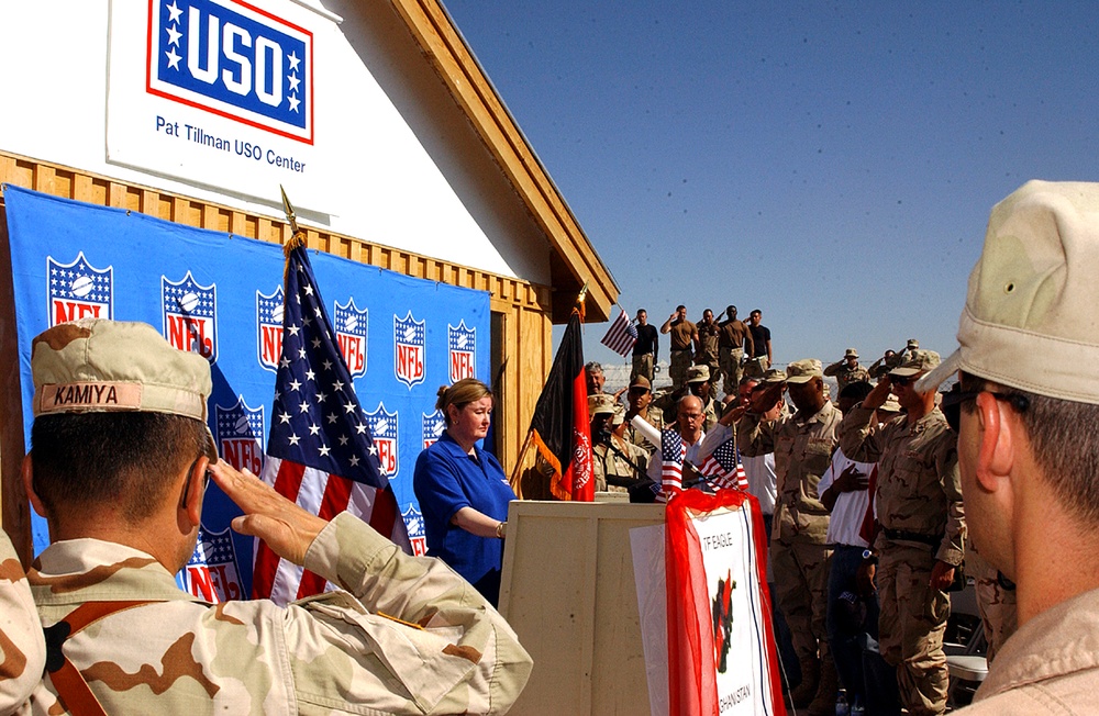 Coalition Troops Honor Pat Tillman at Bagram Air Base